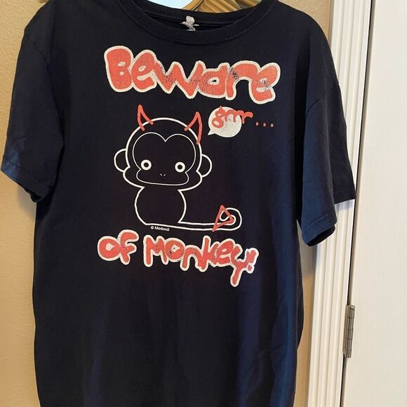 Beware Of Monkey Modondi Novelty Shirt Devil Monkey L - Picture 3 of 13